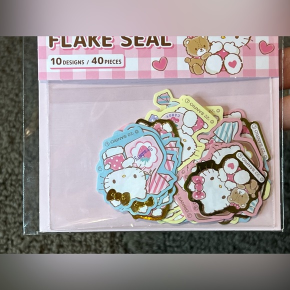 Hello Kitty Sticker Flakes Seals Pack Japan Exclusive Official Sanrio Kawaii - Picture 4 of 6